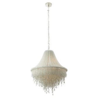 Crystal Reign Seven Light Pendant in Polished Nickel (29|N1517-613)