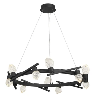 Kosmyc LED Chandelier in Sand Coal Black (42|P1537-066-L)