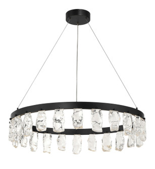 Artic Glacier LED Chandelier in Coal Black (42|P1497-66A-L)