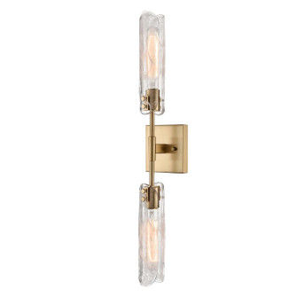 Potomac Two Light Wall Sconce in Aged Brass (45|H0018-11893)