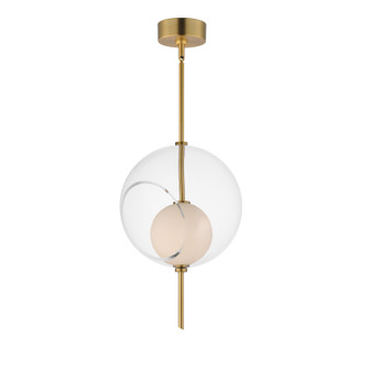 Martini LED Pendant in Natural Aged Brass (86|E11092-10NAB)