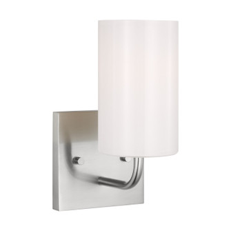 Rhett One Light Vanity in Brushed Steel (1|GLV1001BS)