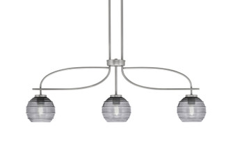 Cavella Three Light Island Pendant in Graphite (200|3936-GP-5112)
