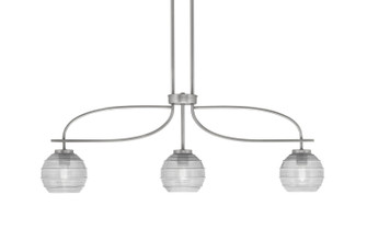 Cavella Three Light Island Pendant in Graphite (200|3936-GP-5110)