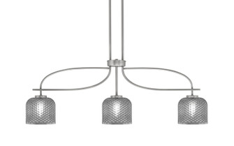 Cavella Three Light Island Pendant in Graphite (200|3936-GP-4612)