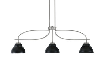Cavella Three Light Island Pendant in Graphite (200|3936-GP-427-MB)