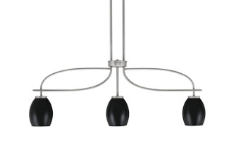 Cavella Three Light Island Pendant in Graphite (200|3936-GP-426-MB)
