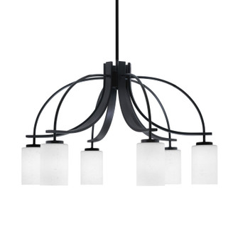 Cavella Six Light Chandelier in Matte Black (200|3926-MB-310)