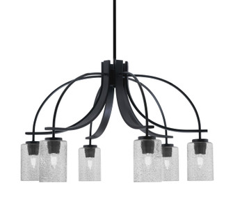 Cavella Six Light Chandelier in Matte Black (200|3926-MB-3002)