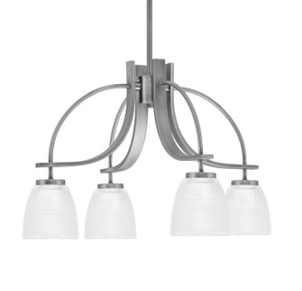 Cavella Four Light Chandelier in Graphite (200|3924-GP-500)