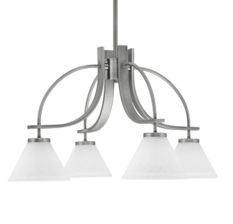 Cavella Four Light Chandelier in Graphite (200|3924-GP-312)