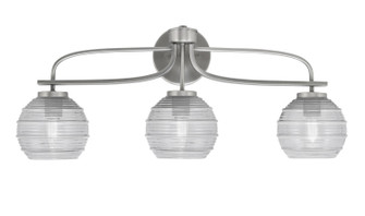 Cavella Three Light Bath Bar in Graphite (200|3913-GP-5110)