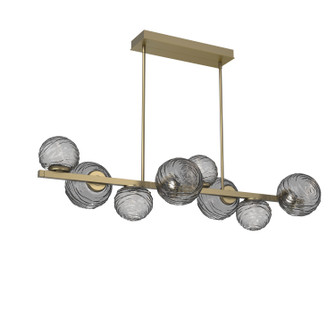 Gaia LED Pendant in Gilded Brass (404|PLB0092-T8-GB-S-001-L3)