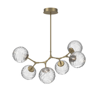 Gaia LED Pendant in Gilded Brass (404|PLB0092-BA-GB-C-001-L3)