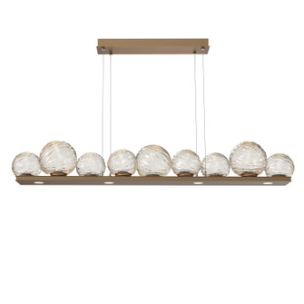 Gaia LED Linear Pendant in Novel Brass (404|PLB0092-0C-NB-A-CA1-L3)