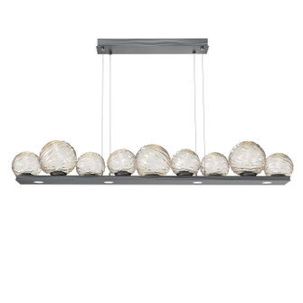 Gaia LED Linear Pendant in Gunmetal (404|PLB0092-0C-GM-A-CA1-L3)