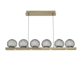 Gaia LED Linear Pendant in Heritage Brass (404|PLB0092-0B-HB-S-CA1-L3)