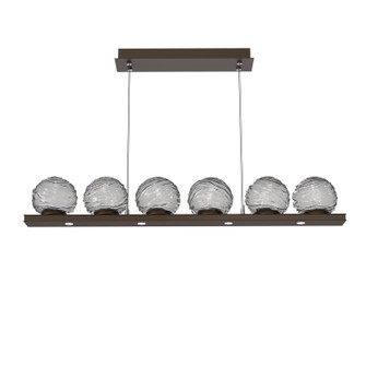 Gaia LED Linear Pendant in Flat Bronze (404|PLB0092-0B-FB-S-CA1-L3)