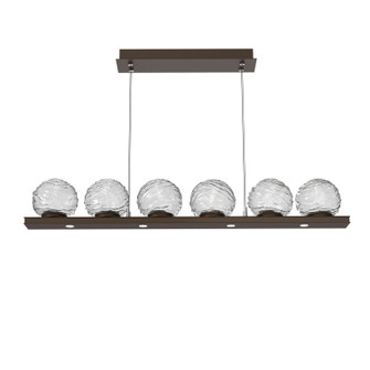Gaia LED Linear Pendant in Flat Bronze (404|PLB0092-0B-FB-C-CA1-L1)