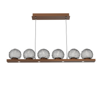 Gaia LED Linear Pendant in Burnished Bronze (404|PLB0092-0B-BB-S-CA1-L3)