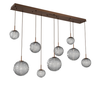 Gaia LED Linear Pendant in Oil Rubbed Bronze (404|PLB0092-09-RB-S-C01-L3)
