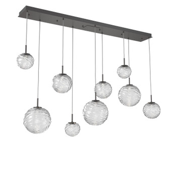 Gaia LED Linear Pendant in Graphite (404|PLB0092-09-GP-C-C01-L3)