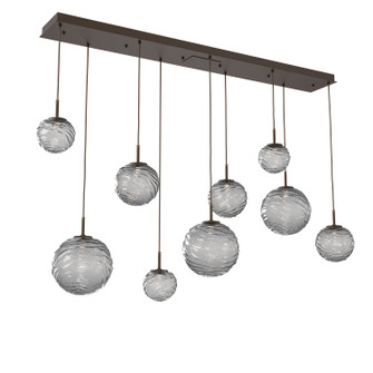 Gaia LED Linear Pendant in Flat Bronze (404|PLB0092-09-FB-S-C01-L3)