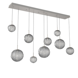 Gaia LED Linear Pendant in Beige Silver (404|PLB0092-09-BS-S-C01-L1)