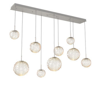 Gaia LED Linear Pendant in Beige Silver (404|PLB0092-09-BS-A-C01-L3)