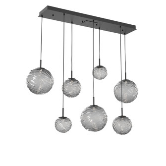 Gaia LED Linear Pendant in Matte Black (404|PLB0092-07-MB-S-C01-L1)