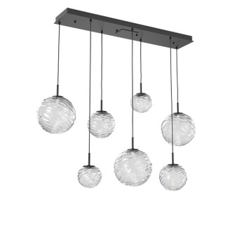 Gaia LED Linear Pendant in Matte Black (404|PLB0092-07-MB-C-C01-L1)