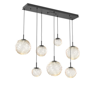 Gaia LED Linear Pendant in Matte Black (404|PLB0092-07-MB-A-C01-L3)