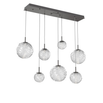 Gaia LED Linear Pendant in Graphite (404|PLB0092-07-GP-C-C01-L1)