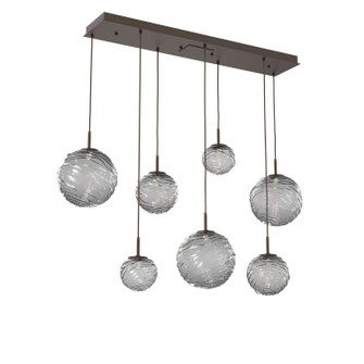Gaia LED Linear Pendant in Flat Bronze (404|PLB0092-07-FB-S-C01-L3)