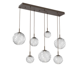 Gaia LED Linear Pendant in Flat Bronze (404|PLB0092-07-FB-C-C01-L1)
