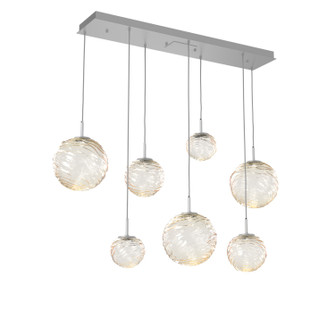 Gaia LED Linear Pendant in Classic Silver (404|PLB0092-07-CS-A-C01-L1)