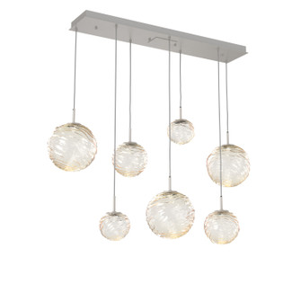 Gaia LED Linear Pendant in Beige Silver (404|PLB0092-07-BS-A-C01-L3)