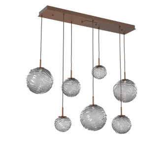 Gaia LED Linear Pendant in Burnished Bronze (404|PLB0092-07-BB-S-C01-L1)