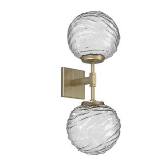 Gaia LED Wall Sconce in Heritage Brass (404|IDB0092-02-HB-C-L1)
