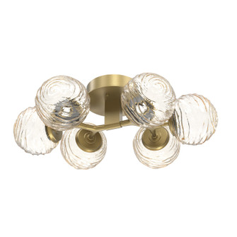 Gaia LED Flush Mount in Gilded Brass (404|CLB0092-01-GB-A-L3)