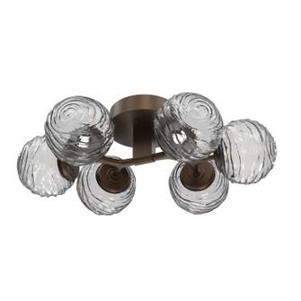 Gaia LED Flush Mount in Flat Bronze (404|CLB0092-01-FB-S-L1)