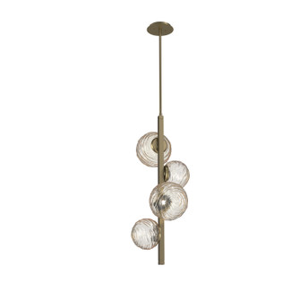 Gaia LED Pendant in Gilded Brass (404|CHB0092-T4-GB-A-001-L1)