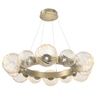 Gaia LED Pendant in Gilded Brass (404|CHB0092-39-GB-A-CA1-L3)