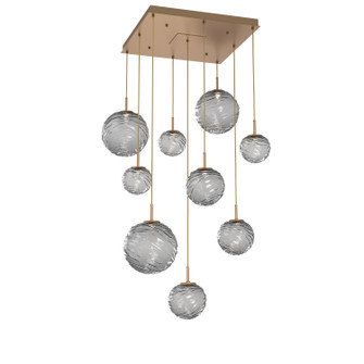 Gaia LED Pendant in Novel Brass (404|CHB0092-09-NB-S-C01-L3)
