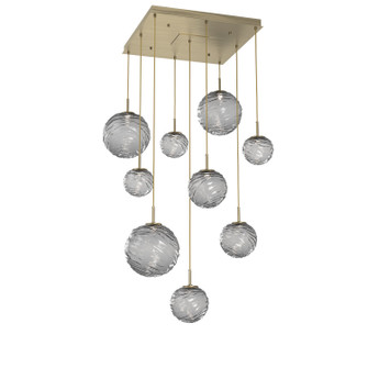 Gaia LED Pendant in Heritage Brass (404|CHB0092-09-HB-S-C01-L1)