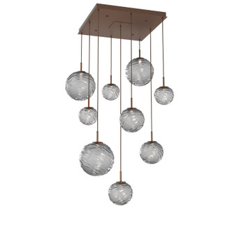 Gaia LED Pendant in Burnished Bronze (404|CHB0092-09-BB-S-C01-L1)