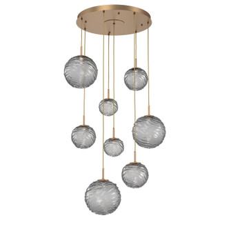 Gaia LED Pendant in Novel Brass (404|CHB0092-08-NB-S-C01-L3)