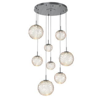 Gaia LED Pendant in Gunmetal (404|CHB0092-08-GM-A-C01-L3)