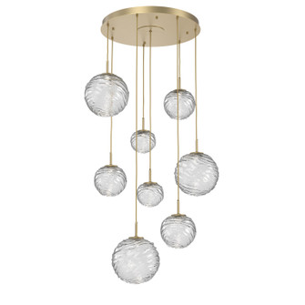 Gaia LED Pendant in Gilded Brass (404|CHB0092-08-GB-C-C01-L1)