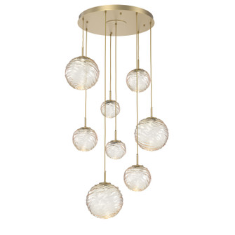 Gaia LED Pendant in Gilded Brass (404|CHB0092-08-GB-A-C01-L1)